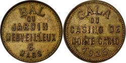 World Coins - Monaco, Token, Gala du Casino Monte Carlo, bal, 1925, Brass,