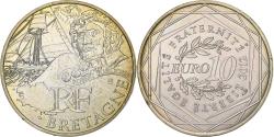 World Coins - France, 10 Euro, Bretagne, 2012, Paris, Silver, , KM:1866