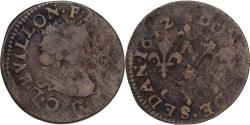 World Coins - Coin, France, Double Tournois, 1642, Sedan, , Copper, CGKL:580