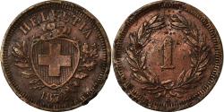 World Coins - Coin, Switzerland, Rappen, 1872, Bern, , Bronze, KM:3.1