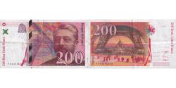 World Coins - France, 200 Francs, Eiffel, 1996, VF(30-35), Fayette:75.2, KM:159a