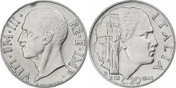 World Coins - Italy, Vittorio Emanuele III, 20 Centesimi, 1941, Rome, Stainless Steel