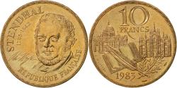 World Coins - Coin, France, Stendhal, 10 Francs, 1983, Paris, , Nickel-Bronze, KM:953