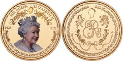 World Coins - United Kingdom, Medal, Queen Elizabeth II, 2022, Copper-Nickel Gilt,