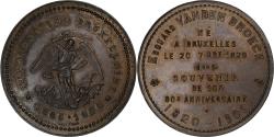 World Coins - Belgium, Medal, Edouard van den Broeck, Numismatique Bruxelloise, 1900, Copper