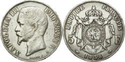 World Coins - Coin, France, Napoleon III, Napoléon III, 5 Francs, 1856, Paris,