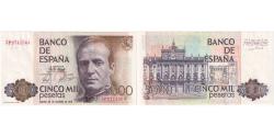 World Coins - Banknote, Spain, 5000 Pesetas, 1979, 1979-10-23, KM:160, EF(40-45)