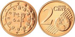 World Coins - Portugal, 2 Euro Cent, 2007, BU, , Copper Plated Steel, KM:741