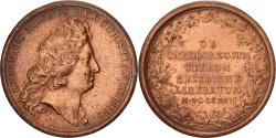 World Coins - France, Medal, Louis XIV, Levée du Second Siège de Charleroi, 1677, Copper