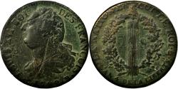 World Coins - Coin, France, 2 sols françois, 2 Sols, 1792, Rouen, , Bronze