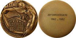 World Coins - France, Medal, 20ème Anniversaire de la Matmut, Mutuelle, 1982, Augis