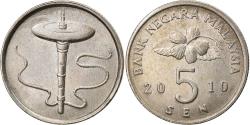 World Coins - Coin, Malaysia, 5 Sen, 2010, , Copper-nickel, KM:50