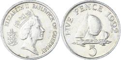 World Coins - Coin, Guernsey, 5 Pence, 1992