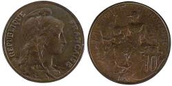 World Coins - Coin, France, Dupuis, 10 Centimes, 1898, , Bronze, Gadoury:277