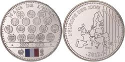 World Coins - France, Medal, L'Europe des XXVII, 10 Ans de l'Euro, Bank, 2012,