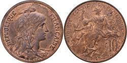 World Coins - France, 10 Centimes, Dupuis, 1916, Paris, Bronze, , Gadoury:277, KM:843