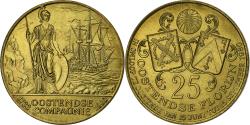 World Coins - Belgium, Token, 25 Oostendse Florijn, 1980, Brass plated steel,