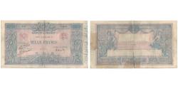 World Coins - France, 1000 Francs, Bleu et Rose, V.2380, VF(20-25), Fayette:36.42, KM:67j