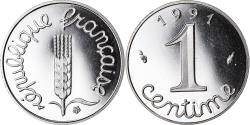 World Coins - Coin, France, Épi, Centime, 1991, Paris, BE, , Stainless Steel