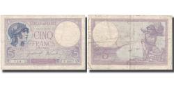 World Coins - France, 5 Francs, Violet, 1918, 1918-06-29, VF(30-35), Fayette:3.2, KM:72a