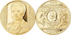 World Coins - France, Medal, Simone Veil, les plus grand français., , Copper Gilt