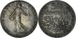 World Coins - Coin, France, Semeuse, 50 Centimes, 1898, Paris, , Silver, KM:854