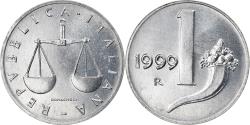 World Coins - Coin, Italy, Lira, 1999, Rome, , Aluminum, KM:91