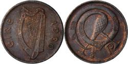 World Coins - Ireland, 1/2 Penny, 1980
