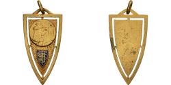 World Coins - France, Medal, Union des Sociétés de Tir de France, Gilt Metal,