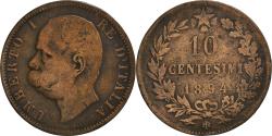 World Coins - Coin, Italy, Umberto I, 10 Centesimi, 1894, Birmingham, , Copper