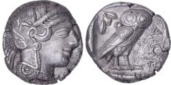 Ancient Coins - Attica, Tetradrachm, ca. 460-454 BC, Athens, Imitation?, Silver,