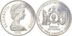 World Coins - Coin, Tristan Da Cunha, Elizabeth II, Crown, 1978, Pobjoy Mint,