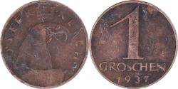 World Coins - Coin, Austria, Groschen, 1937