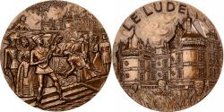 World Coins - France, Medal, Château du Lude, Bronze, Torcheux,