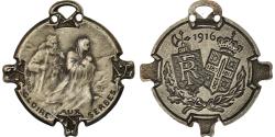 World Coins - France, Gloire aux Serbes, Medal, 1916, Excellent Quality, Bargas, Silvered