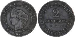 World Coins - Coin, France, Cérès, 2 Centimes, 1879, Paris, , Bronze, KM:827.1