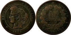 World Coins - Coin, France, Cérès, 10 Centimes, 1873, Bordeaux, , Bronze, KM:815.2