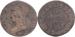 World Coins - Coin, France, Dupré, 5 Centimes, AN 7, Strasbourg, , Copper