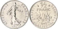 World Coins - Coin, France, Semeuse, 1/2 Franc, 1995, Paris, , Nickel, KM:931.1