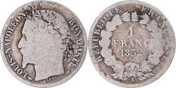 World Coins - France, Napoleon III, Napoléon III, Franc, 1852, Paris, , Silver