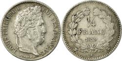 World Coins - Coin, France, Louis-Philippe, 1/4 Franc, 1839, Lille, , Silver