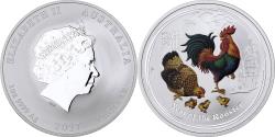 World Coins - Australia, 1 Dollar, Year of the Rooster, 2017, 1 Oz, Silver,