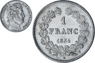 World Coins - Coin, France, Louis-Philippe, Franc, 1834, Lille, , Silver, KM:748.13