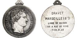 World Coins - France, Medal, Dravet, Marseille, Linge de Maison, Silvered bronze,