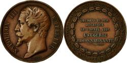 World Coins - Algeria, Medal, Chemins de Fer Décrétés, Alger-Blida, 1857, Bovy,