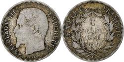 World Coins - France, Franc, Napoléon III, 1856, Paris, Silver, , Gadoury:460