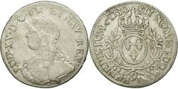 World Coins - Coin, France, Louis XV, Écu aux branches d'olivier, Ecu, 1730, Rennes