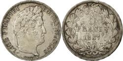 World Coins - Coin, France, Louis-Philippe, 5 Francs, 1837, Marseille, , Silver