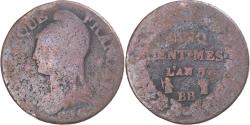 World Coins - Coin, France, Dupré, 5 Centimes, AN 7/5, Strasbourg, , Copper