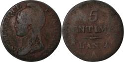 World Coins - Coin, France, Dupré, 5 Centimes, AN 4, Paris, , Bronze, KM:635.1